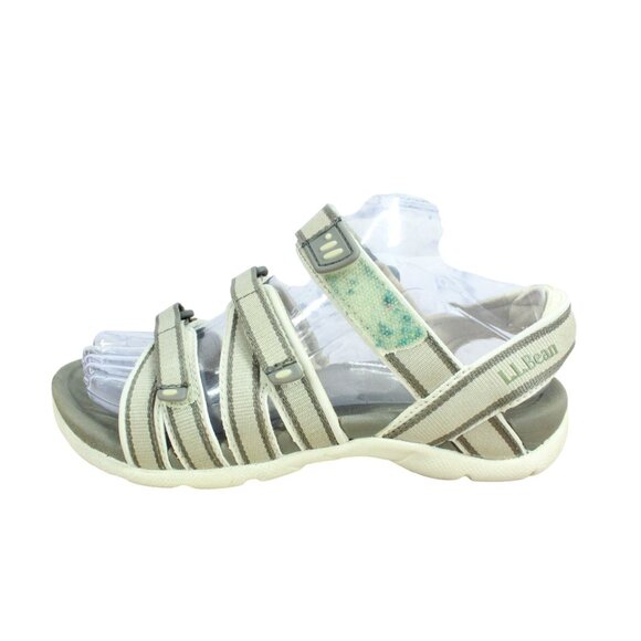 LL Bean Boothbay Sporty Water Sandals Dark Cement Size 6 M - Picture 1 of 9